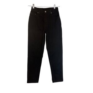 Levi's 550 Women's Black Relaxed Fit Tapered Leg Jeans Size‎ 4 Petite